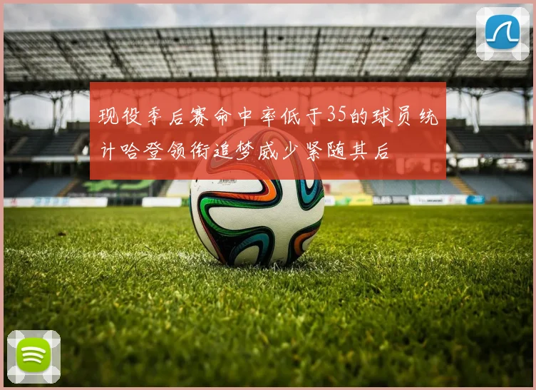 现役季后赛命中率低于35的球员统计哈登领衔追梦威少紧随其后